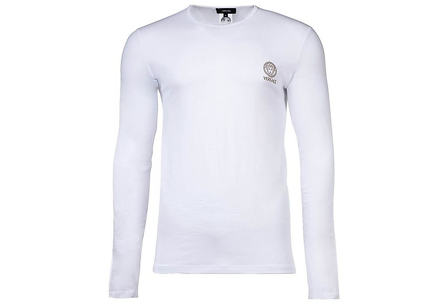 Versace T-Shirt Herren Longsleeve 1er Pack Baumwolle (Packung, 1er Pack) günstig online kaufen