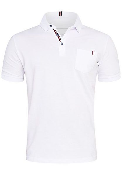 Rello & Reese Poloshirt RRGALENA Herren Kurzarm Polo-Hemd T-Shirt in Piqué- günstig online kaufen