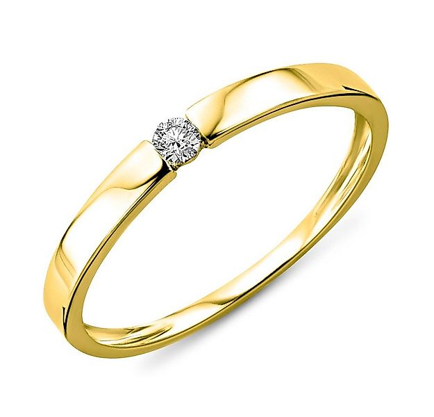 Miore Diamantring MIN924R - aus 9 Karat Gelbgold (375) mit 0,05 Karat Solit günstig online kaufen