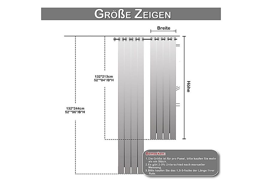 BTTO V&G Outdoorvorhang Wasserdichter Gardinen,Balkon Vorhang,Outdoor Vorha günstig online kaufen