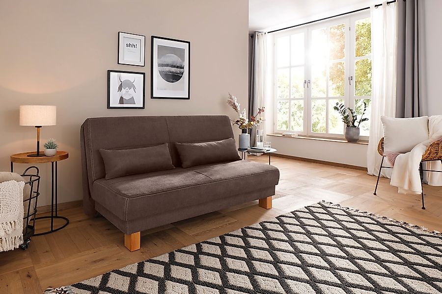 Home affaire Schlafsofa "Gina", vom Sofa zum Bett mit einem Handgriff, in 4 günstig online kaufen