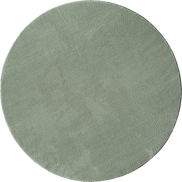 Floornovo Hochflor Teppich Nr. 26 Rund Einfarbig Durchmesser 200 cm günstig online kaufen