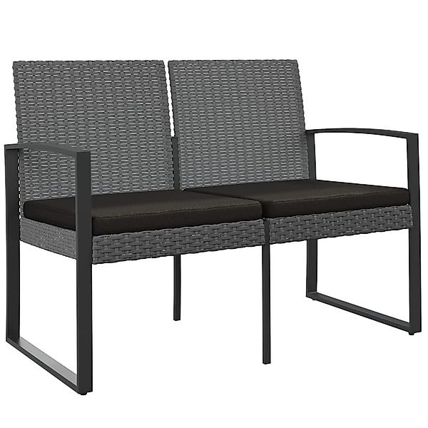 vidaXL Gartenbank Gartenbank 2-Sitzer mit Kissen günstig online kaufen