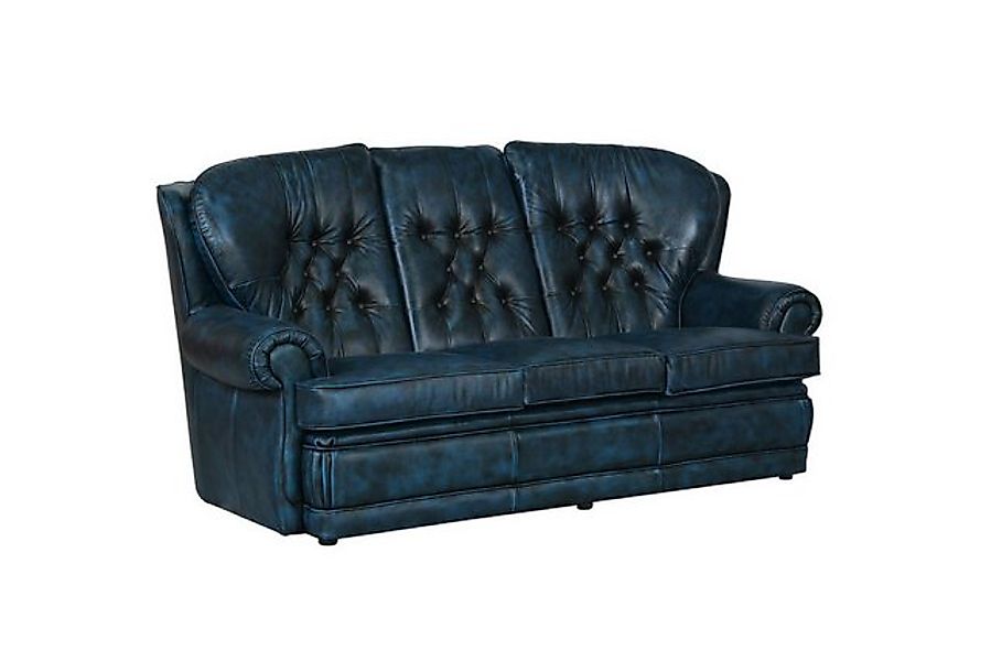 Salottini Polstergarnitur Chesterfield Sting Deluxe Sofagarnitur Leder 3/2/ günstig online kaufen