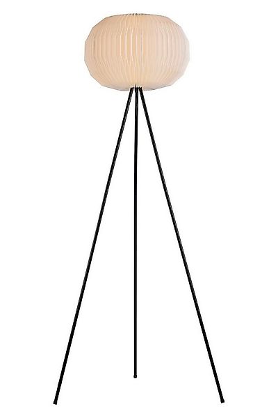 JUST LIGHT Stehlampe PAPEL, 1-flammig, Schwarz, Weiß, Metall, ohne Leuchtmi günstig online kaufen