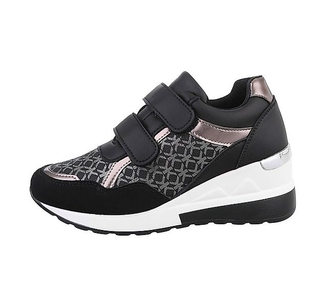 Ital-Design Damen Low-Top Freizeit Sneaker (85698453) Keilabsatz/Wedge Snea günstig online kaufen