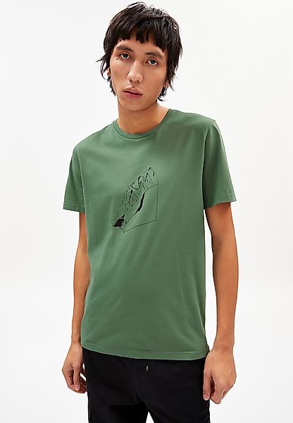 Jaames Mountaintop - Herren T-shirt Aus Bio-baumwolle günstig online kaufen