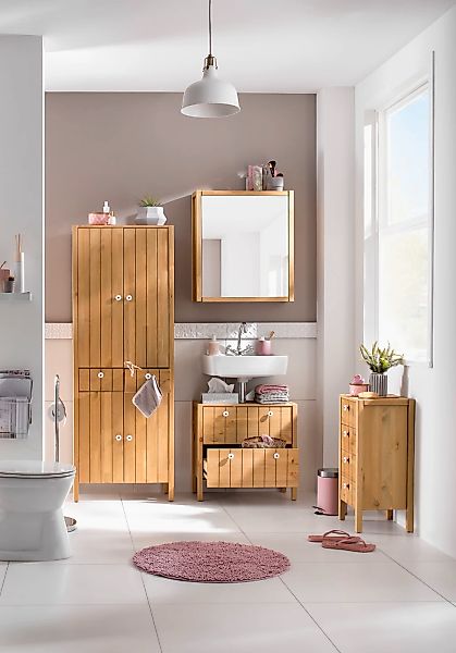 Home affaire Waschbeckenunterschrank »Tina«, Badmöbel, Schrank, Breite 57 c günstig online kaufen