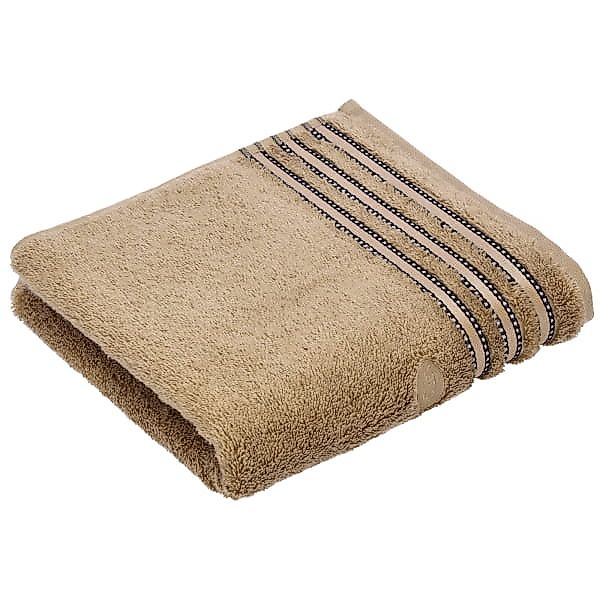 Vossen Handtücher Cult de Luxe - Farbe: camel - 6300 - Waschhandschuh 16x22 günstig online kaufen