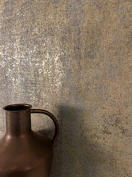 Newroom Vliestapete, Taupe Tapete Modern Beton günstig online kaufen