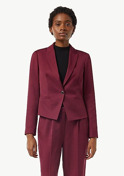 Comma Blusenblazer Kurzer Blazer mit Reverskragen günstig online kaufen