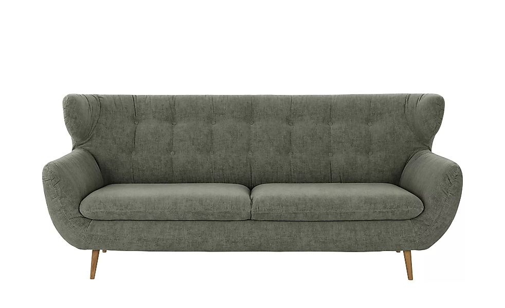 finya Sofa, 3-sitzig  aus Chenille Sortland ¦ grün ¦ Maße (cm): B: 225 H: 9 günstig online kaufen
