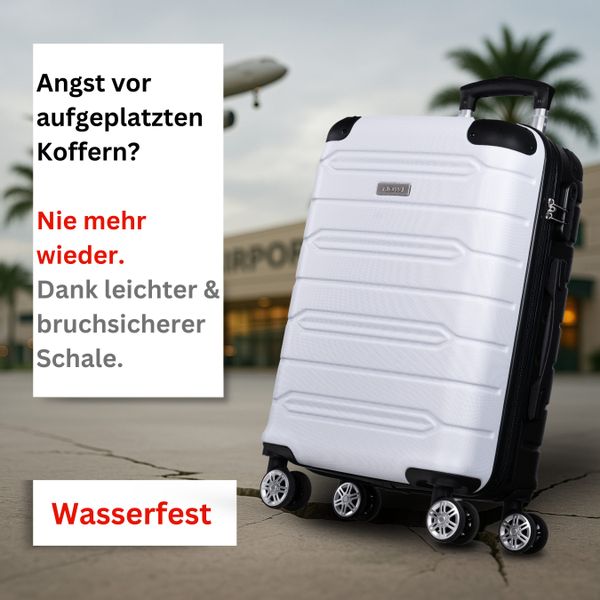 NOWI Hartschalen-Trolley Koffer Hartschalenkoffer mit Zahlenschloss günstig online kaufen
