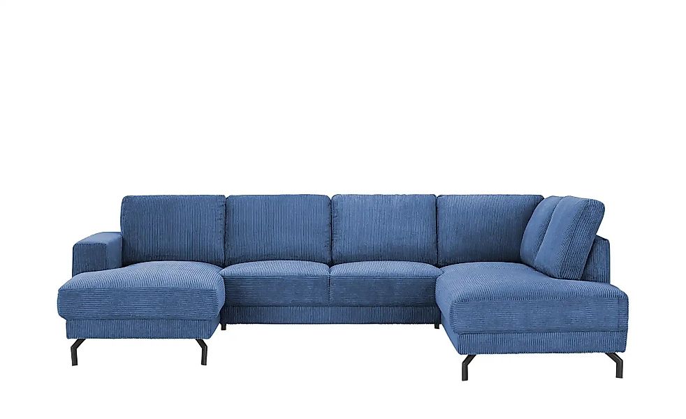 switch Wohnlandschaft  Brazil ¦ blau ¦ Maße (cm): B: 303 H: 78 T: 200.0 Pol günstig online kaufen