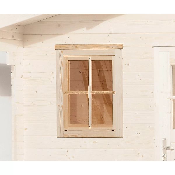 Einzelfenster Weiß 69 x 79 cm für Weka Gartenhaus mit Wandstärke 45 mm günstig online kaufen