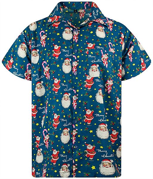 King Kameha Hawaiihemd Christmas Candycane Funky günstig online kaufen