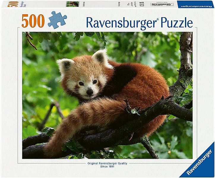 Ravensburger Puzzle Süßer roter Panda, 500 Puzzleteile, Made in Germany günstig online kaufen