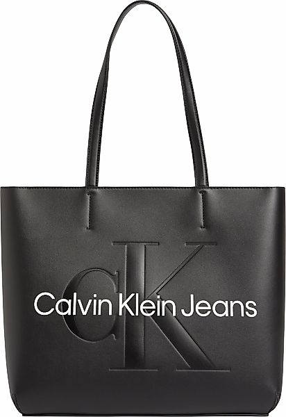 Calvin Klein Jeans Shopper "SCULPTED SHOPPER29 MONO" mit cK-Logoprint vorne günstig online kaufen