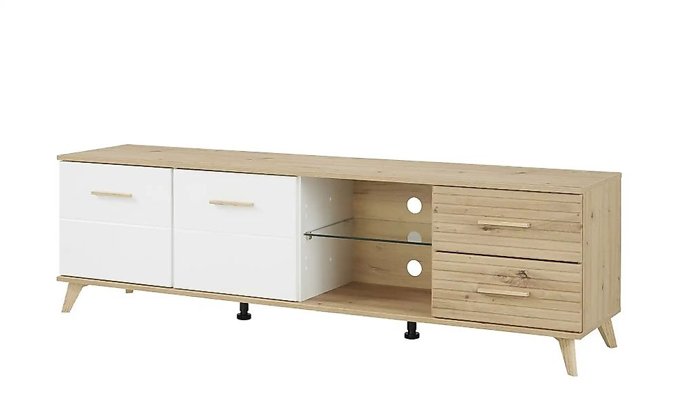 TV-Lowboard  Brenna ¦ weiß ¦ Maße (cm): B: 179,5 H: 52,5 T: 40.0 TV- & Medi günstig online kaufen