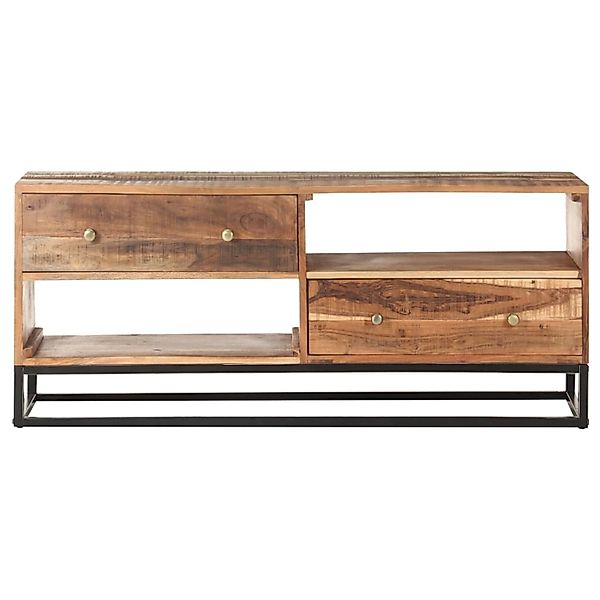 Tv-schrank 120x30x50 Cm Raues Akazienholz günstig online kaufen
