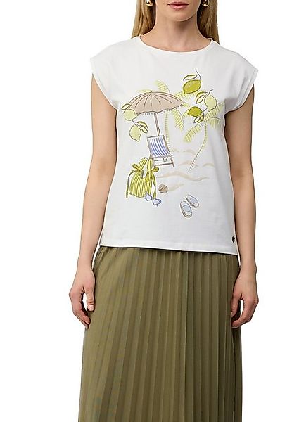 s.Oliver BLACK LABEL T-Shirt mit Motiv Print günstig online kaufen