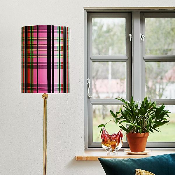 EBB & FLOW Barre XL Stehlampe gold/Chennai fuchsia günstig online kaufen