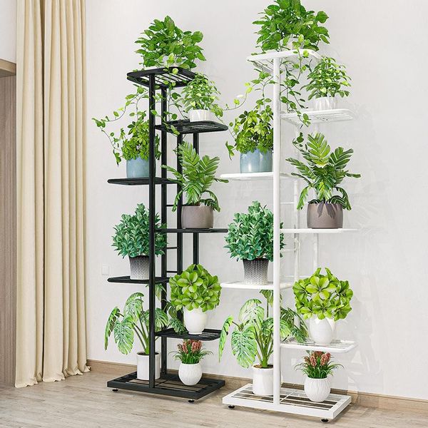 GarveeMore Blumenständer Pflanzenständer 7Tier 8Potted Multiple günstig online kaufen