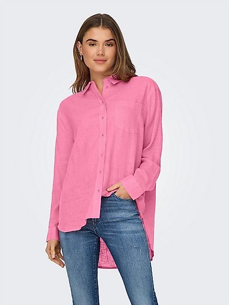 ONLY Longbluse ONLTOKYO L/S LINEN BLEND SHIRT mit Leinen günstig online kaufen