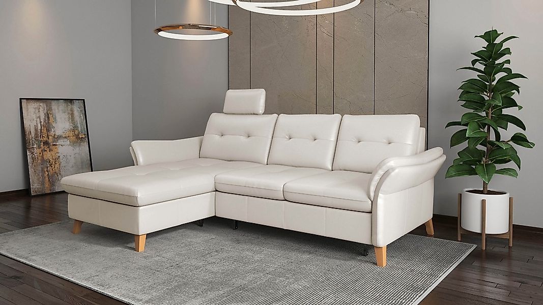 sit&more Ecksofa »Göteborg«, Sitztiefenverstellung und Federkern, wahlweise günstig online kaufen