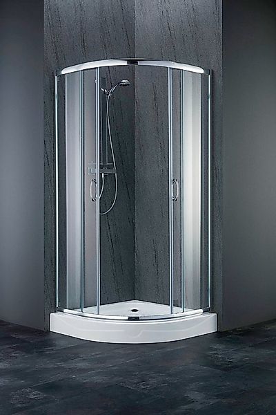 welltime Runddusche Summer SET, BxT: 90x90 cm, Einscheibensicherheitsglas, günstig online kaufen