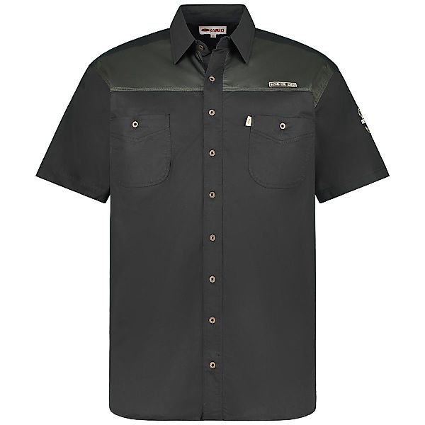 Kamro Freizeithemd mit Stickerei Farbe schwarz Größe: 12XL günstig online kaufen