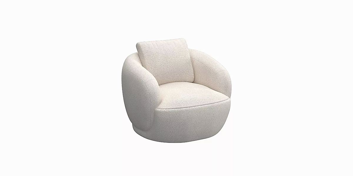 FLEXLUX Sessel "Torino, rund, drehbar, Einzelsofa, Polstersessel,", Moderne günstig online kaufen