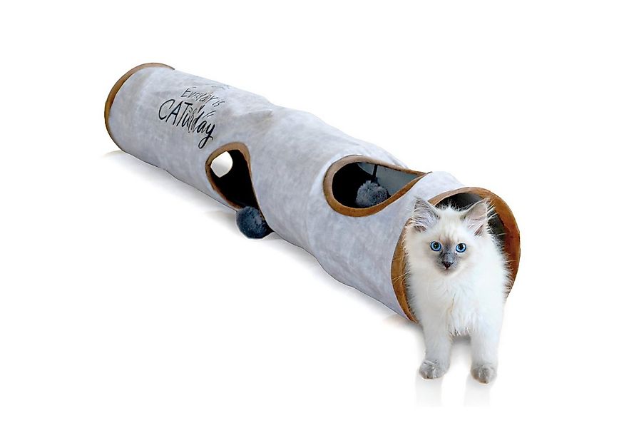 KaraLuna Tiertunnel KaraLuna Katzentunnel I Katzen Spieltunnel Katzenspielz günstig online kaufen