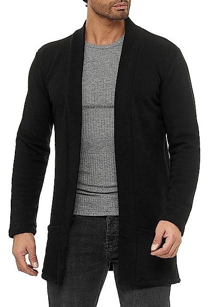 RedBridge Cardigan Red Bridge Herren Cardigan Jacke Sweat-Jacke Sakko Long günstig online kaufen