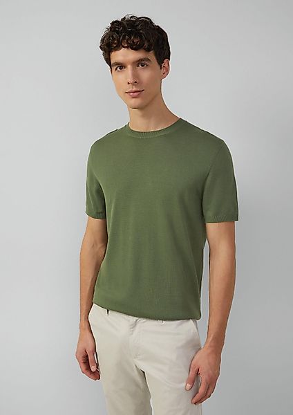 s.Oliver Kurzarmpullover Strickpullover Feingestricktes T-Shirt aus günstig online kaufen