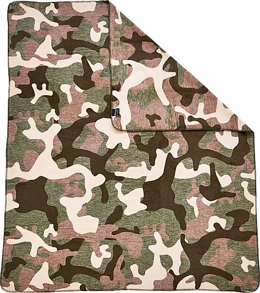 done.® Wohndecke »Camouflage«, Wohndecke mit einfassender Ziernaht, Kuschel günstig online kaufen