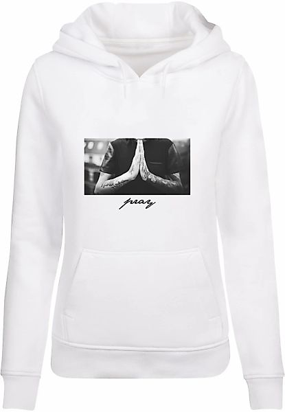 MisterTee Rundhalspullover "MisterTee Damen Ladies Pray Hoody" 1 Stk. tlg. günstig online kaufen