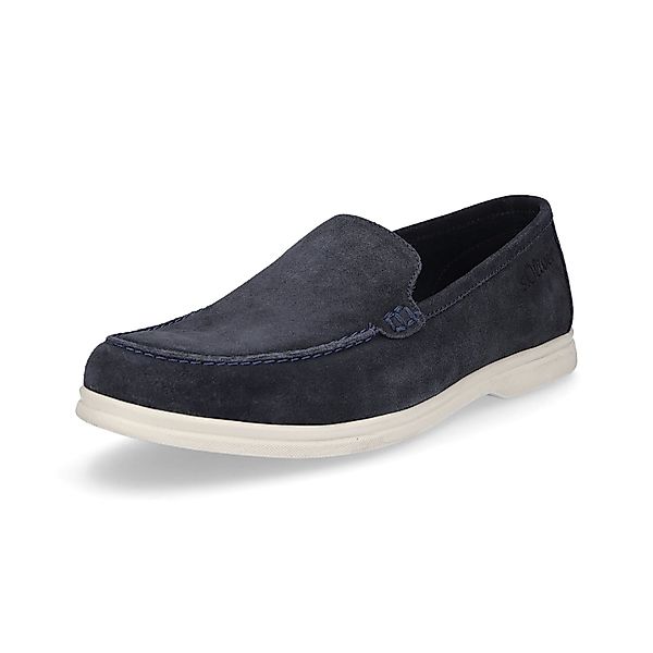 s.Oliver s.Oliver Herren Leder Slipper blau günstig online kaufen
