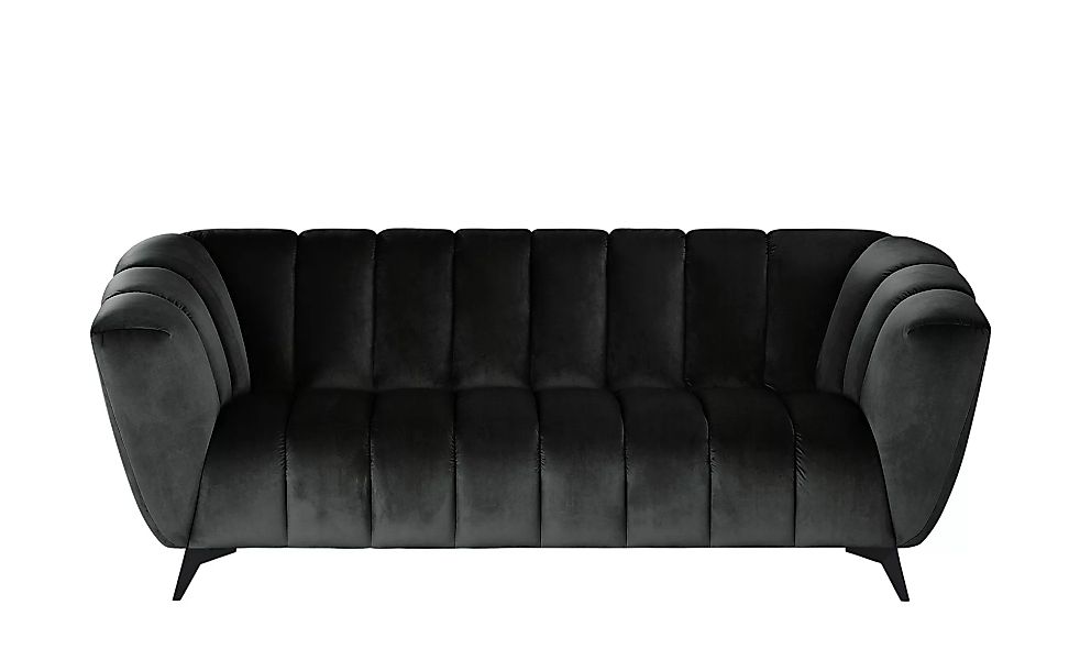 Sofa - grau - 220 cm - 86 cm - 100 cm - Polstermöbel > Sofas > 3-Sitzer - M günstig online kaufen