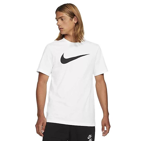 Nike Sportswear Swoosh Kurzarm T-shirt 2XL White / Black günstig online kaufen