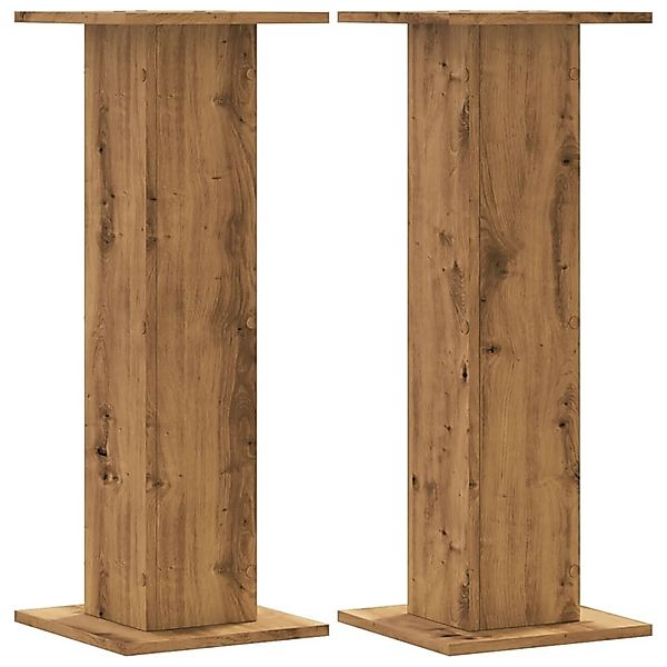 vidaXL Blumenständer Pflanzenständer 2 Stk. Artisan-Eiche günstig online kaufen