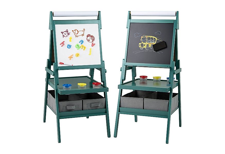 COSTWAY Standtafel, 3 in 1 Kinder magnetisch Kreidetafel doppelseitig günstig online kaufen