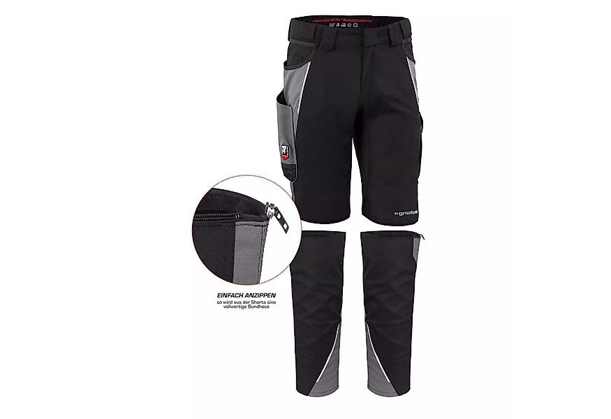 Qualitex Workwear Arbeitsshorts ZIP-ON-BUNDLE IRON Shorts + Beinlinge aus L günstig online kaufen