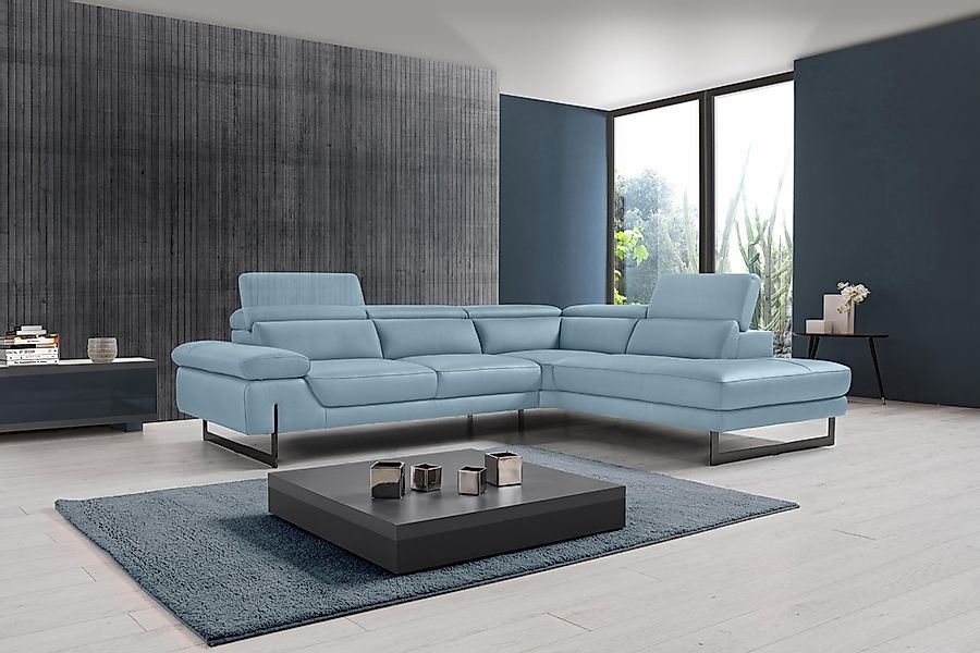 Egoitaliano Ecksofa "Queenie, extravagantes Sofa mit erstklassigem Sitzkomf günstig online kaufen