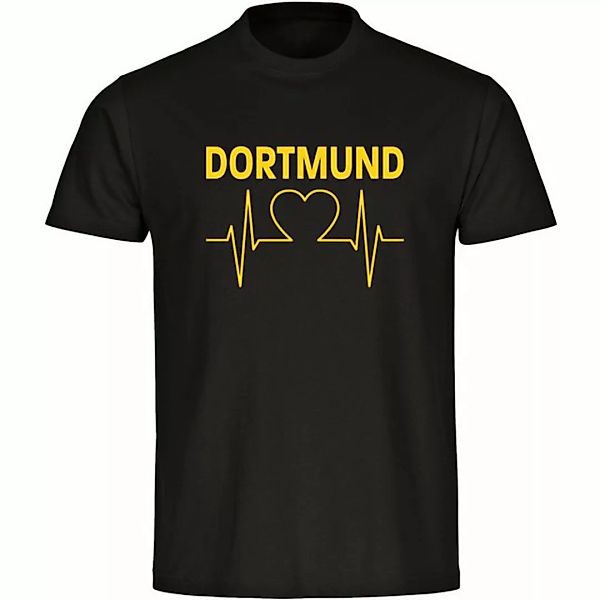 multifanshop T-Shirt Herren Dortmund - Herzschlag - Männer günstig online kaufen