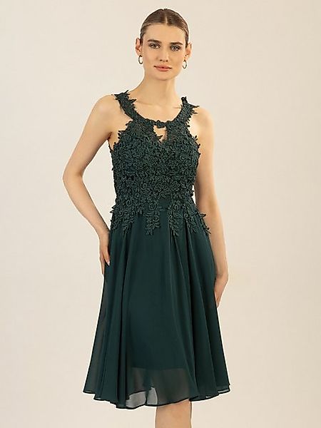 Apart Cocktailkleid aus einer Plastischen Spitze günstig online kaufen
