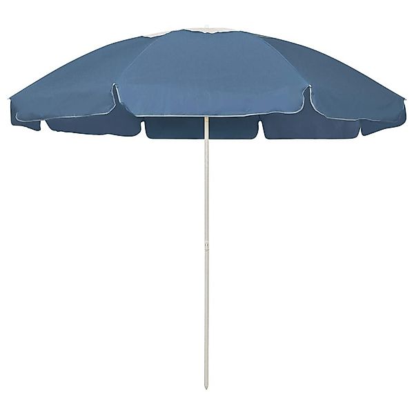 vidaXL Sonnensegel Strandschirm Blau 240 cm, günstig online kaufen
