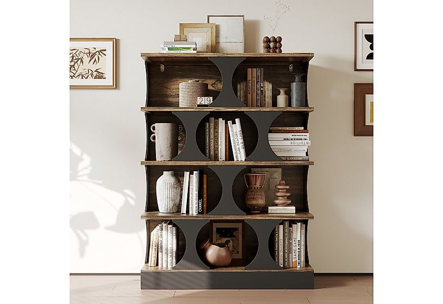 FUFU&GAGA Bücherregal Vitrine mit offenen Fächern, MDF günstig online kaufen