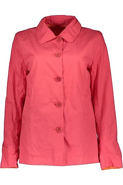 Gant Outdoorjacke Reversible Rote Damensportjacke mit Knöpfen und Logo günstig online kaufen