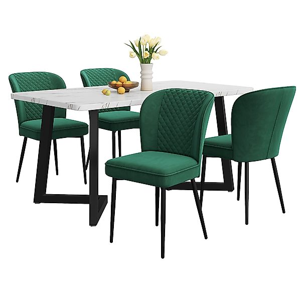 i@home Essgruppe 117×68cm Esstisch mit 4 günstig online kaufen